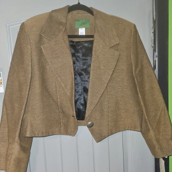 NWT Vitange WRAPS Indian embroidered jacket Large Native American Chief Western - Picture 2 of 8